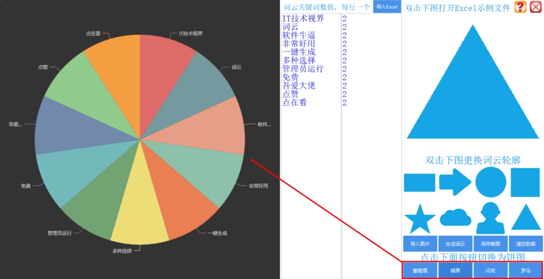 免费离线词云生成工具，让文本数据“活“起来-第4张图片-IT技术视界