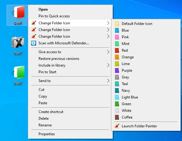 Folder Painter V1.3：一键改变文件夹的颜色(定制文件夹颜色)-第5张图片-IT技术视界